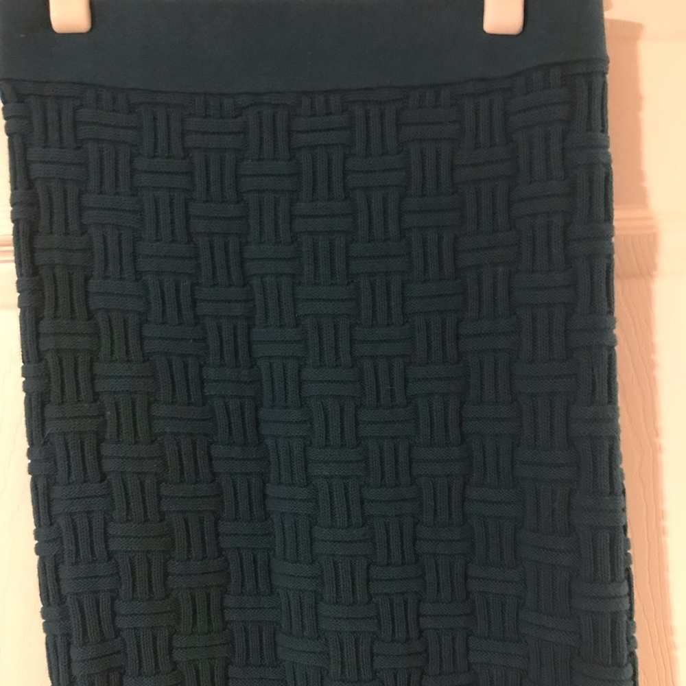 Teal Sweater Skirt